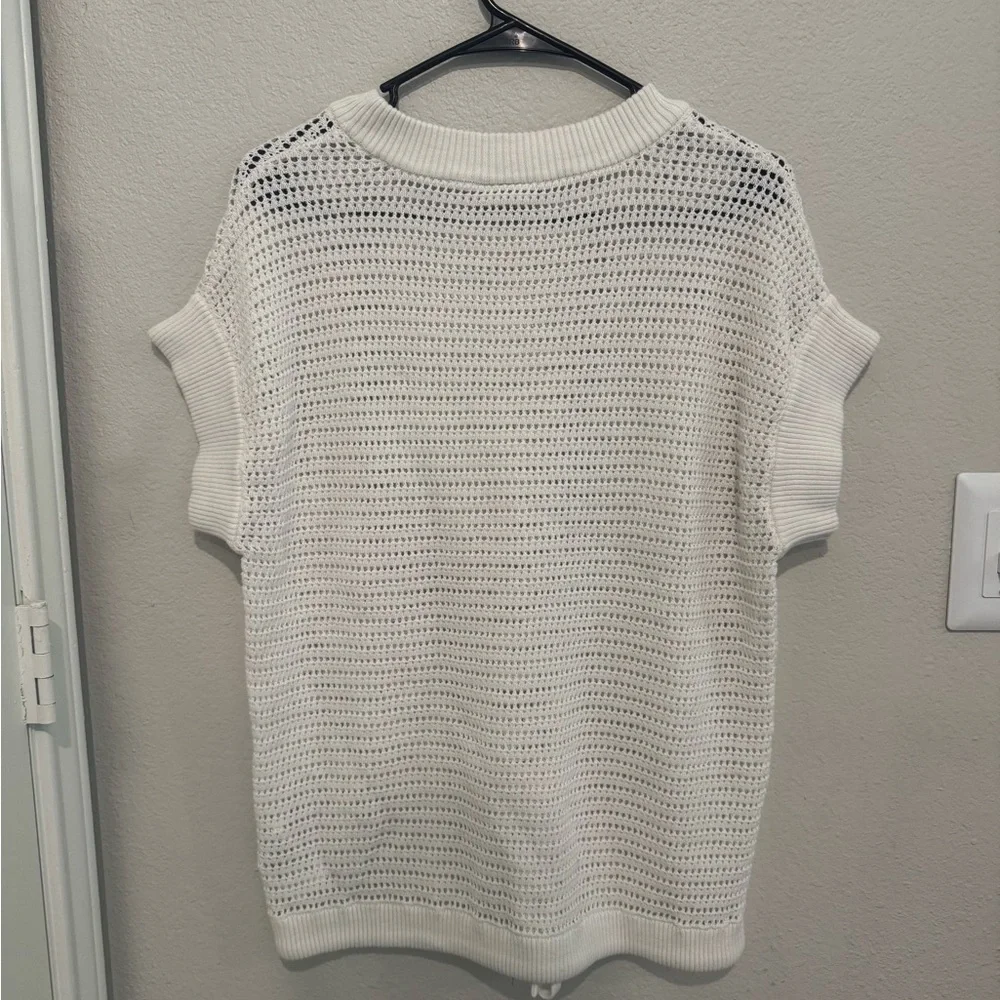 Varley Corvallis Cream Knit Sweater - Picture 7 of 8